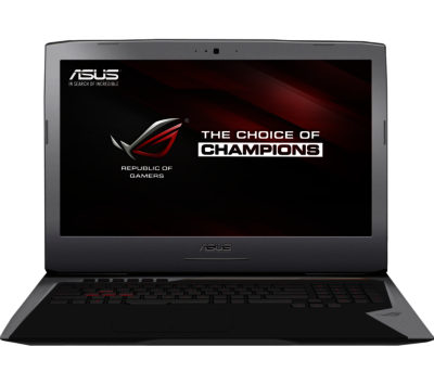 Asus Intel Republic of Gamers G752VL 17.3  Gaming Laptop - Metallic Silver